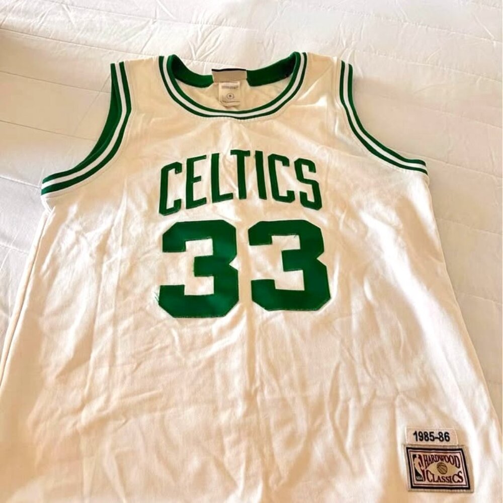 Vintage 1985 Hardwood Classic Celtics Larry Bird Jersey size Small